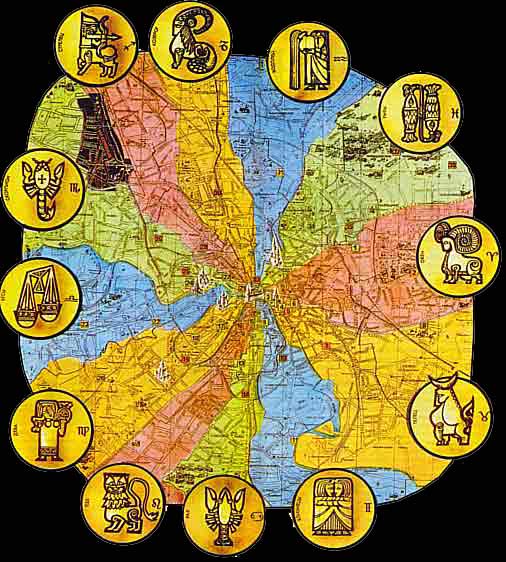 авестийская зодиакальная карта москвы